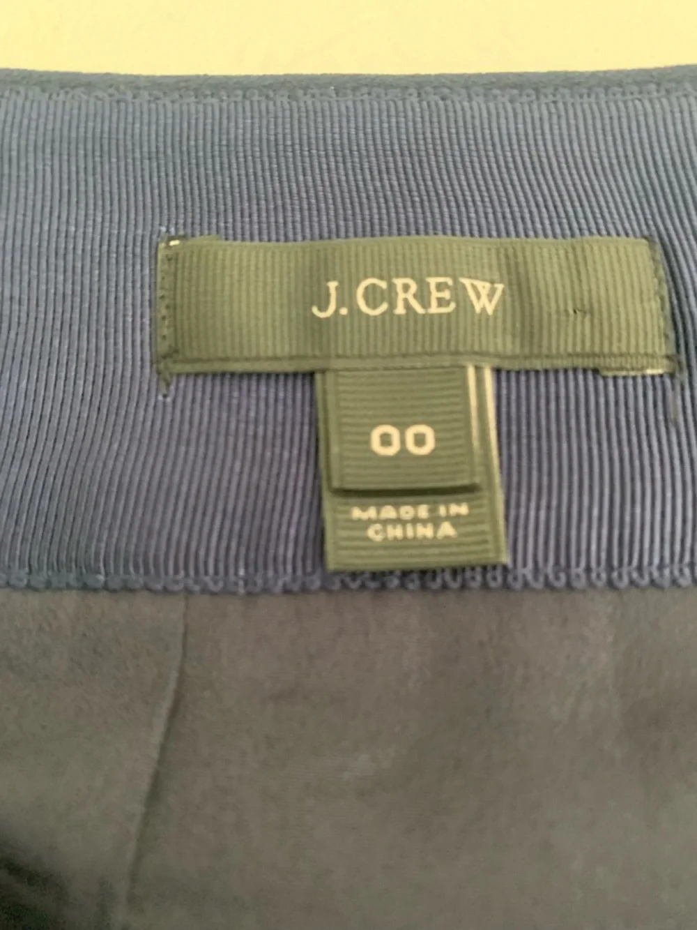 J. Crew Navy Pleated Mini Skirt Size 00 Preppy Dark Academia Tennis School